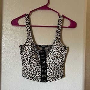 Cheetah Corset Top
